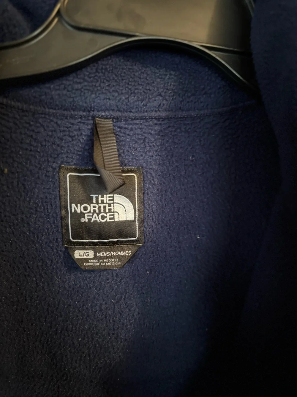 The North Face Navy and Black Lightweight Fleece Jacket